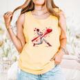 Valentine Baseball Player Drip Comfort Colors Tank Top Grey Valentine Baseball Player Drip Comfort Colors Tank Top Grey