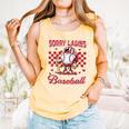 Valentine My Heart Belongs Baseball Lover Boy Men Comfort Colors Tank Top Grey