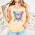 Valentines Baseball Heart Dripping Ice Cream Gen Z Alpha Comfort Colors Tank Top Grey Valentines Baseball Heart Dripping Ice Cream Gen Z Alpha Comfort Colors Tank Top Grey