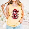 Valentines Day Baseball Drip Ice Cream For Boys Kids Teens Comfort Colors Tank Top Grey