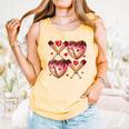 Valentines Day Drip Heart Baseball XOXO Boys Kids Men Sport Comfort Colors Tank Top Grey