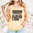 Weekend Forecast My Son Has Practice Baseball Mom Comfort Colors Tank Top Grey