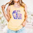 I Will Be Waiting For You At Home Baseball Softball Catcher Comfort Colors Tank Top Grey