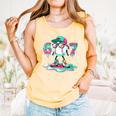 Women's 67 Meme Six Seven 6 7 Meme Baseball Ice Cream Drip Comfort Colors Tank Top Grey