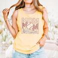 Women's Retro Baseball Mama Distressed Baseball Mom Life Comfort Colors Tank Top Grey Women's Retro Baseball Mama Distressed Baseball Mom Life Comfort Colors Tank Top Grey