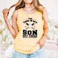 Yes This Is My Son Out There Baseball Mom Comfort Colors Tank Top Grey
