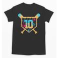 10 Years Old 10th Birthday Baseball Ice Cream Dripping Boys Unisex T-Shirt 10 Years Old 10th Birthday Baseball Ice Cream Dripping Boys Unisex T-Shirt