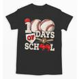100 Days Of School Baseball 100th Day Of School Kids Teacher Unisex T-Shirt