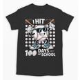 100 Days Of School Baseball Bat 100th Day Of School Unisex T-Shirt