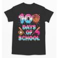 100 Days Of School Baseball Donut Dripping Teacher Boys Kids Unisex T-Shirt 100 Days Of School Baseball Donut Dripping Teacher Boys Kids Unisex T-Shirt