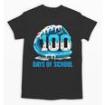100 Days Of School Baseball Drip Ice Cream Kid Boy 100th Day Unisex T-Shirt