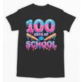 100 Days Of School Baseball Dripping Ice Cream 100th Day Unisex T-Shirt 100 Days Of School Baseball Dripping Ice Cream 100th Day Unisex T-Shirt