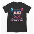 100 Days Of School Boy Kids Baseball Ice Cream Drip Teacher Unisex T-Shirt 100 Days Of School Boy Kids Baseball Ice Cream Drip Teacher Unisex T-Shirt