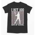 100 Days Of School Boys Kids 100th Day Balls For Baseball Unisex T-Shirt 100 Days Of School Boys Kids 100th Day Balls For Baseball Unisex T-Shirt
