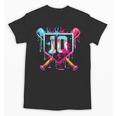 10th Birthday Boys Baseball Ice Cream Drip Boys Baseball Unisex T-Shirt 10th Birthday Boys Baseball Ice Cream Drip Boys Baseball Unisex T-Shirt