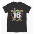 16th Birthday Baseball Drip Number 16 Year Old Birthday Boy Unisex T-Shirt 16th Birthday Baseball Drip Number 16 Year Old Birthday Boy Unisex T-Shirt