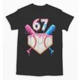 6 7 Baseball Dripping Six Seven Gen Alpha Slang Unisex T-Shirt 6 7 Baseball Dripping Six Seven Gen Alpha Slang Unisex T-Shirt