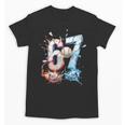 6 7 Baseball Six Seven Meme 67 Hands Kids Men Women Unisex T-Shirt