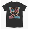 67 33 Days Of School Baseball Drip 100 Days Of School Unisex T-Shirt 67 33 Days Of School Baseball Drip 100 Days Of School Unisex T-Shirt