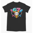67 Ice Cream Drip Baseball Meme Six Seven Gen Alpha Slang Unisex T-Shirt