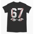 67 Six Seven Number 6 7 Meme Baseball Six Seven For Boys Men Unisex T-Shirt 67 Six Seven Number 6 7 Meme Baseball Six Seven For Boys Men Unisex T-Shirt