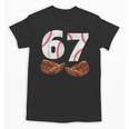 67 Trend Baseball Glove Number Style Unisex T-Shirt