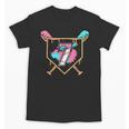 7th Birthday Baseball Bat Ice-Cream Drip 7yrs Old Boys Girls Unisex T-Shirt