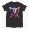 7th Birthday Boys Baseball Ice Cream Drip Boys Baseball Unisex T-Shirt 7th Birthday Boys Baseball Ice Cream Drip Boys Baseball Unisex T-Shirt