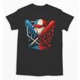 American Baseball Drip Graffiti Ball And Bat Unisex T-Shirt