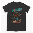 Backstop Catcher Baseball Graphic Unisex T-Shirt Backstop Catcher Baseball Graphic Unisex T-Shirt