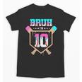 Baseball 10 Year Old Ice Cream Drip 10th Birthday Boy Player Unisex T-Shirt Baseball 10 Year Old Ice Cream Drip 10th Birthday Boy Player Unisex T-Shirt