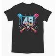 Baseball 45 Year Old Ice Cream Drip 45th Birthday Number 45 Unisex T-Shirt Baseball 45 Year Old Ice Cream Drip 45th Birthday Number 45 Unisex T-Shirt