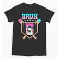 Baseball 5 Year Old Ice Cream Drip 5th Birthday Boys Player Unisex T-Shirt