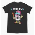 Baseball 6th Birthday Boy Ice Cream Drip Bruh I'm 6 Year Old Unisex T-Shirt Baseball 6th Birthday Boy Ice Cream Drip Bruh I'm 6 Year Old Unisex T-Shirt