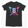 Baseball 8 Year Old Ice Cream Drip 8th Birthday Party Unisex T-Shirt Baseball 8 Year Old Ice Cream Drip 8th Birthday Party Unisex T-Shirt