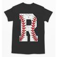Baseball Alphabet Monogram Initial Letter R Unisex T-Shirt Baseball Alphabet Monogram Initial Letter R Unisex T-Shirt