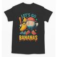 Baseball Banana Sports Drip Art For Kids Unisex T-Shirt