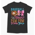 Baseball Or Bows Paw Paw Loves You Gender Reveal Baby Party Unisex T-Shirt Baseball Or Bows Paw Paw Loves You Gender Reveal Baby Party Unisex T-Shirt