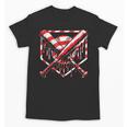 Baseball Candy Cane Christmas Baseball Ice Cream Drip Boys Unisex T-Shirt Baseball Candy Cane Christmas Baseball Ice Cream Drip Boys Unisex T-Shirt