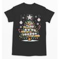 Baseball Christmas Tree Lights Unisex T-Shirt Baseball Christmas Tree Lights Unisex T-Shirt