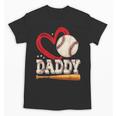 Baseball Daddy Baseball Heart Family Matching Unisex T-Shirt Baseball Daddy Baseball Heart Family Matching Unisex T-Shirt