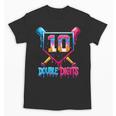 Baseball Drip 10th Birthday Boy Double Digits Ice Cream Drip Unisex T-Shirt Baseball Drip 10th Birthday Boy Double Digits Ice Cream Drip Unisex T-Shirt
