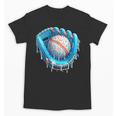 Baseball Drip Ice Cream Glove With Sprinkles Ball Boys Youth Unisex T-Shirt Baseball Drip Ice Cream Glove With Sprinkles Ball Boys Youth Unisex T-Shirt