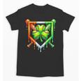 Baseball Drip Ice Cream St Patricks Day Shamrock Lucky Unisex T-Shirt