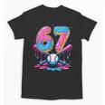 Baseball Drip Number 67 Player 67Th Birthday Baseball Meme Unisex T-Shirt Baseball Drip Number 67 Player 67Th Birthday Baseball Meme Unisex T-Shirt