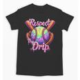 Baseball Drip Respect The Drip Purple Ice Cream Sprinkles Unisex T-Shirt