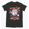 Baseball Drip Valentine Boys Women Men Hearts Sport Love Unisex T-Shirt Baseball Drip Valentine Boys Women Men Hearts Sport Love Unisex T-Shirt