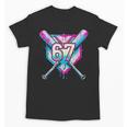 Baseball Dripping 67 Home Plate Six Seven Boy Kids Sports Unisex T-Shirt Baseball Dripping 67 Home Plate Six Seven Boy Kids Sports Unisex T-Shirt