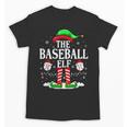 The Baseball Elf Christmas Sport Lovers Xmas Elf Unisex T-Shirt The Baseball Elf Christmas Sport Lovers Xmas Elf Unisex T-Shirt