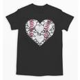 Baseball Heart Love Game Sports Fan Game Day Unisex T-Shirt Baseball Heart Love Game Sports Fan Game Day Unisex T-Shirt
